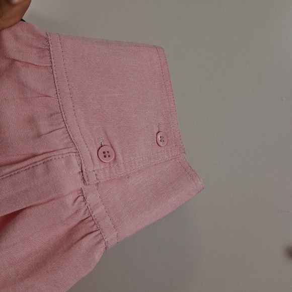 Pomander Place Pink Adair Boyfriend Shirt Size Large - Picture 7 of 11